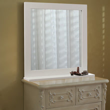 Load image into Gallery viewer, 60CM White MDF Framed Makeup Wall Mirror with Shelf