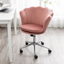 Load image into Gallery viewer, Velvet Office Swivel Chair Gas Lift Adjustable Desk Chair