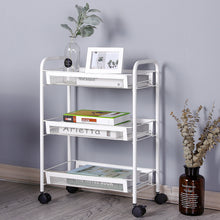Load image into Gallery viewer, Net 3-Tiers Storage Cart White