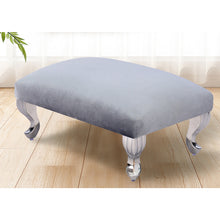 Load image into Gallery viewer, Rectangle Footstool Bench - Light Blue