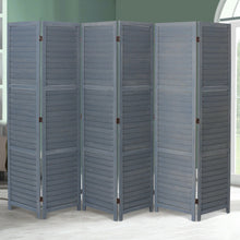 Load image into Gallery viewer, Panel Folding Wood Room Divider Partition Screen Separator