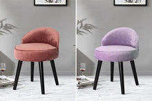 Load image into Gallery viewer, Velvet Dressing Table Stool Vanity Padded Makeup Chair