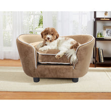 Load image into Gallery viewer, Luxurious Pet Sofa Bed Brown