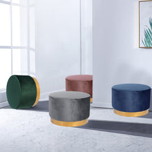 Load image into Gallery viewer, Velvet Footstool Round Pouffe - 5 Color