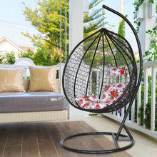 Load image into Gallery viewer, Rattan Hanging Egg swing Chair with stand -3 color