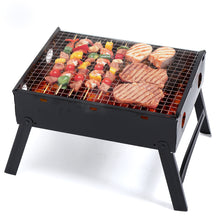 Load image into Gallery viewer, Portable Charcoal BBQ Grill Stove Travel Cooker &amp Grill
