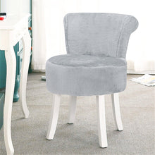Load image into Gallery viewer, Plush Shaggy Dressing Table Stool Piano Seat