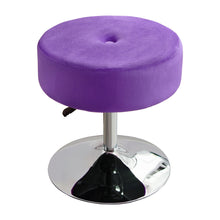 Load image into Gallery viewer, 360° Swivel Velvet Bar Stool Gas Lift Dressing Table Stool