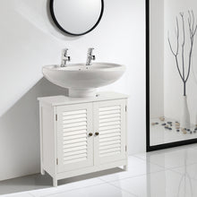 Load image into Gallery viewer, Under Sink Storage Cabinet Double Doors Shelves Cupboard