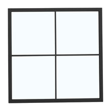Load image into Gallery viewer, Classic Window Mirror Wall Metal Framed Mirror,Black