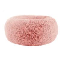Load image into Gallery viewer, Round Cat Dog Cushion Faux Fur Fluffy Shaggy Sheepskin Pet Bed