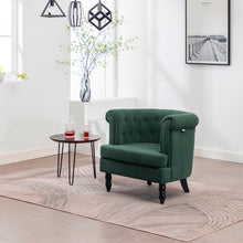 Load image into Gallery viewer, Soft Armchair Curved Accent Chair