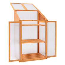 Load image into Gallery viewer, Garden Wooden Polycarbonate Plant Growhouse
