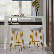 Load image into Gallery viewer, Set of 2 Glamour Velvet Bar Stool