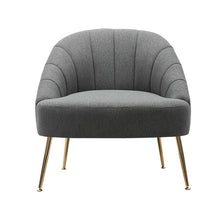 Load image into Gallery viewer, Imitation Cashmere Bucket Style Accent Chair, Grey