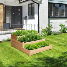 Load image into Gallery viewer, Wooden Planter 3-Tier Garden Bed