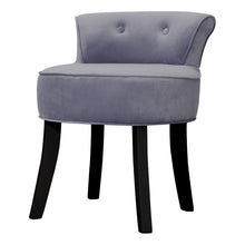 Load image into Gallery viewer, Dressing Table Stool Velvet Vanity Chair with Wooden Legs