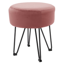 Load image into Gallery viewer, Round Dressing Table Stool Velvet Piano Chair