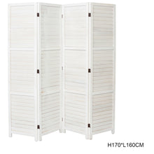 Load image into Gallery viewer, Panel Folding Wood Room Divider Partition Screen Separator