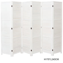 Load image into Gallery viewer, Panel Folding Wood Room Divider Partition Screen Separator