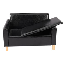 Load image into Gallery viewer, 2 Seater Kids Cushioned Sofa with Storage
