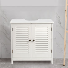 Load image into Gallery viewer, Under Sink Storage Cabinet Double Doors Shelves Cupboard