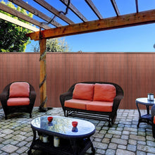 Load image into Gallery viewer, PVC Fence Screen Bamboo Mat Border Panel Garden Wall Privacy Protect