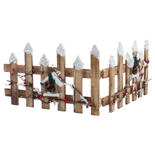 Load image into Gallery viewer, Christmas Wooden Decorative Tree Fence Xmas Tree Border, SW0335