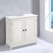 Load image into Gallery viewer, Under Sink Storage Cabinet Double Doors Shelves Cupboard