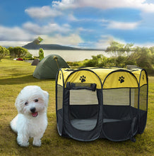 Load image into Gallery viewer, Foldable Fabric Pet Play Pen Run Fence Cage Tent