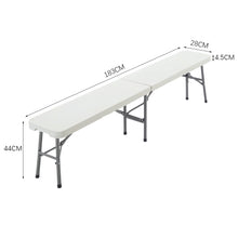 Load image into Gallery viewer, Folding Outdoor Beer Dining Coffee Table BBQ Bench 4 Person Chair
