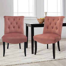 Load image into Gallery viewer, Set of 2 Contemporary Chesterfield Dining Chairs