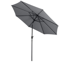 Load image into Gallery viewer, 3M Large Round Garden Parasol Outdoor Beach Umbrella Patio Sun Shade Crank Tilt No Base