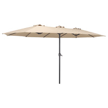 Load image into Gallery viewer, Garden Double-Sided Parasol Umbrella With Base