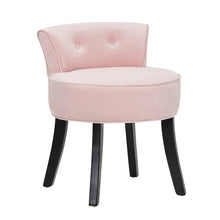 Load image into Gallery viewer, Velvet Soft Seat Low Back Dressing Table Stool
