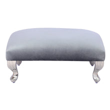 Load image into Gallery viewer, Rectangle Footstool Bench - Light Blue