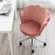 Load image into Gallery viewer, Velvet Office Swivel Chair Gas Lift Adjustable Desk Chair