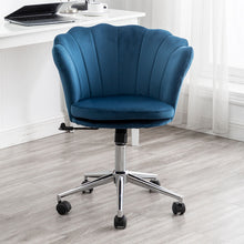 Load image into Gallery viewer, Velvet Office Swivel Chair Gas Lift Adjustable Desk Chair