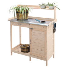 Load image into Gallery viewer, Wooden Garden Potting Bench
