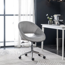 Load image into Gallery viewer, Office Luxury Velvet 360°Swivel Rocking Chair Computer Desk Seat