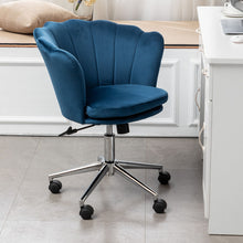 Load image into Gallery viewer, Velvet Office Swivel Chair Gas Lift Adjustable Desk Chair