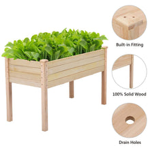Load image into Gallery viewer, Raised Wooden Garden Planter