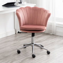 Load image into Gallery viewer, Velvet Office Swivel Chair Gas Lift Adjustable Desk Chair