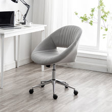 Load image into Gallery viewer, Office Luxury Velvet 360°Swivel Rocking Chair Computer Desk Seat