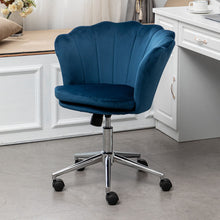Load image into Gallery viewer, Velvet Office Swivel Chair Gas Lift Adjustable Desk Chair