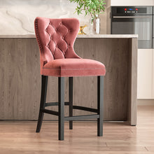 Load image into Gallery viewer, Vintage Velvet Bar Stools Chairs