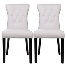 Load image into Gallery viewer, 2PCS Leather High Backrest Dining Chairs