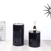 Load image into Gallery viewer, Floorstanding Tiered Round Storage Cabinet