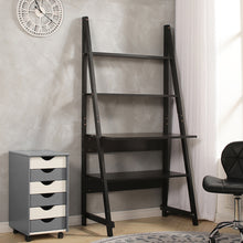 Load image into Gallery viewer, Modern Ladder Storage Display Shelf Computer Desk