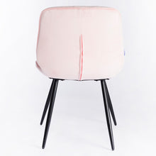 Load image into Gallery viewer, Set of 2 Velvet Leisure Dining Chairs, Light Pink